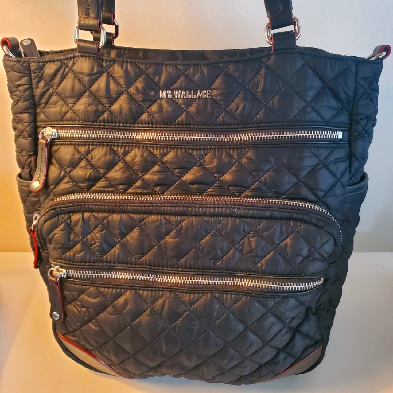 Mz Wallace Black Large Crosby Magazine Tote